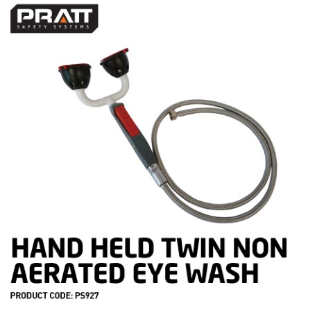 PRATT HAND HELD TWIN NON AERATED EYE WASH 